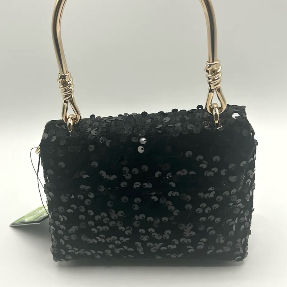 Black Sequin Bag - Picture 2 of 3